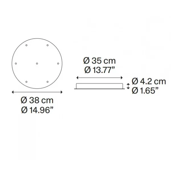7 Lights Round Cluster
