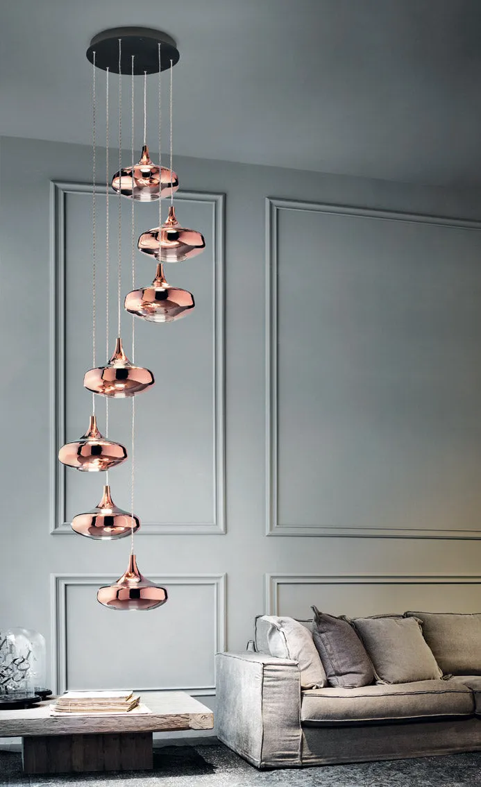 7 Lights Round Cluster