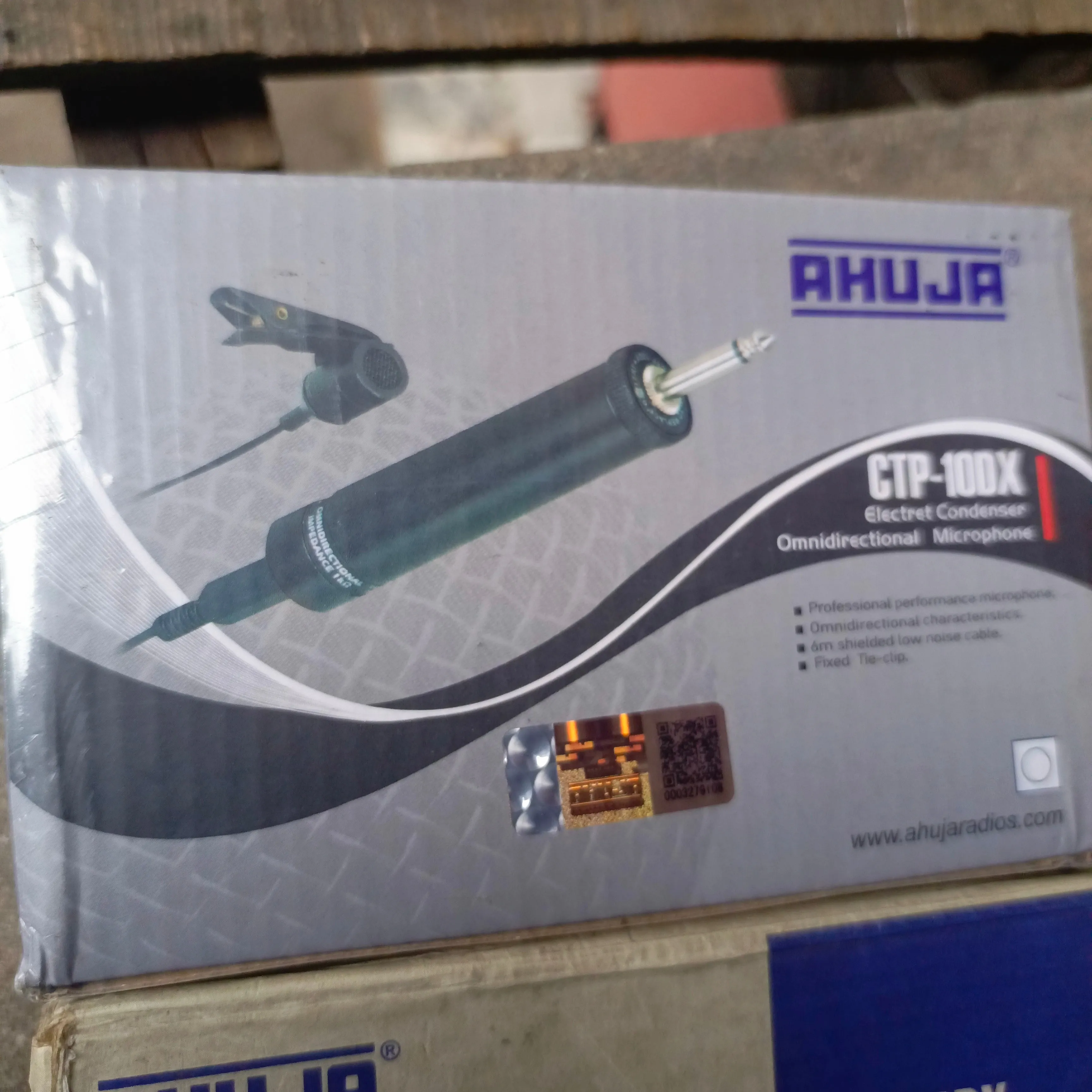 AHUJA CTP-10DX Electret Condenser Omnidirectional Microphone - Brand New