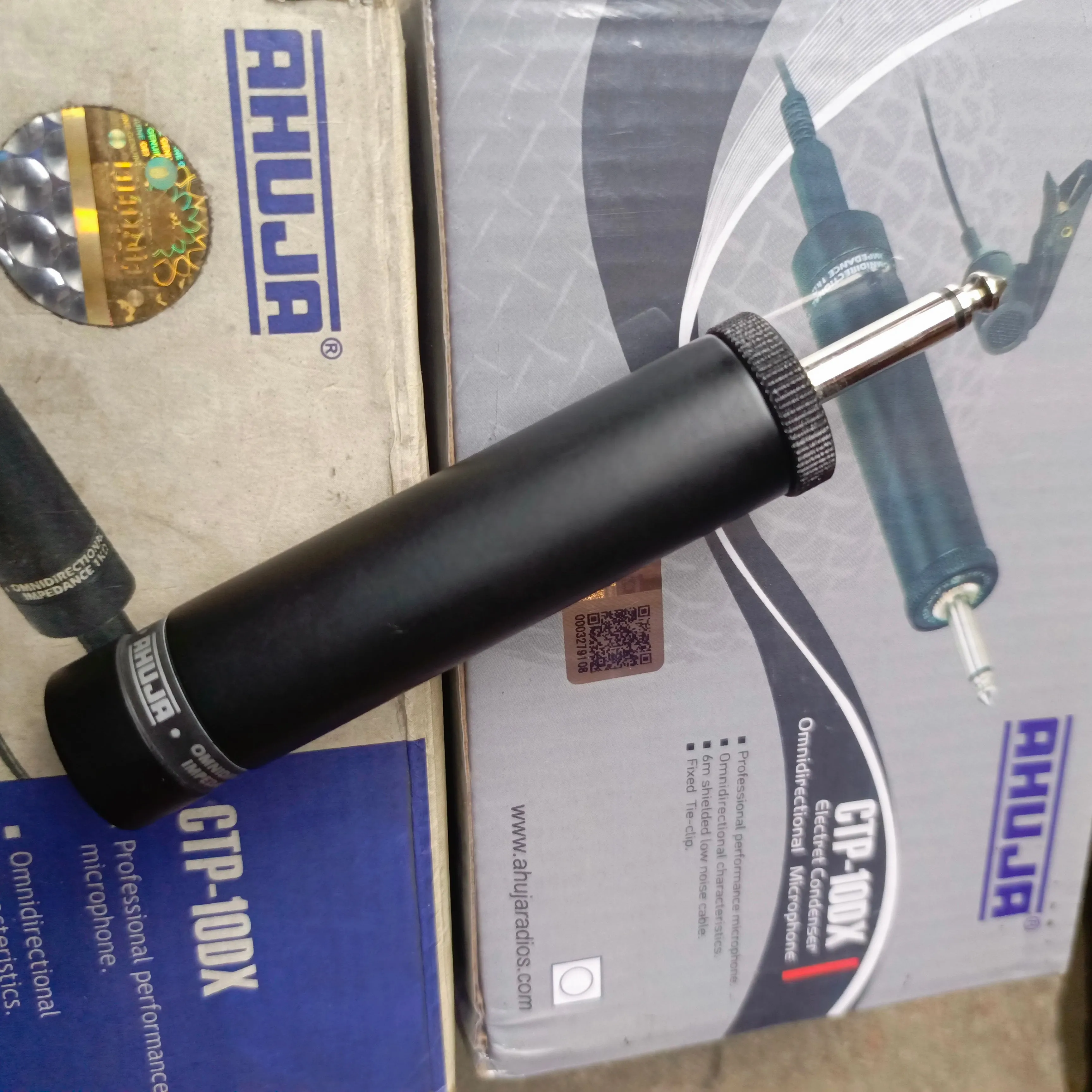 AHUJA CTP-10DX Electret Condenser Omnidirectional Microphone - Brand New