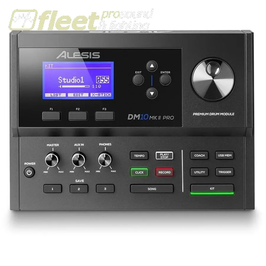 Alesis DM10 MKII PRO KIT Premium Ten-Piece Electronic Drum Kit with Mesh Heads