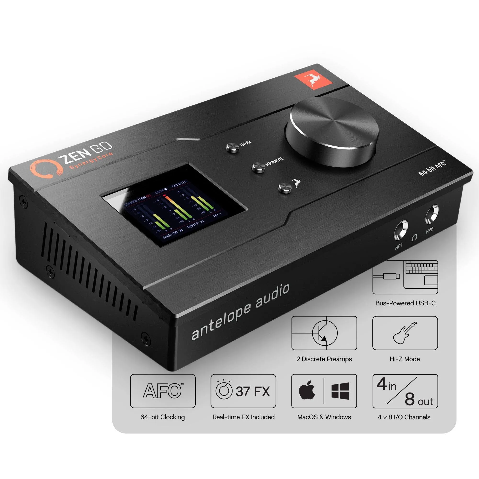 Antelope Audio - Zen Go | Thunderbolt Audio Interface