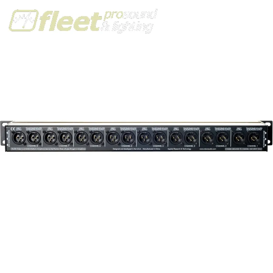 Art ARTS8 8 Channel 2 Way Mic Splitter - XLR