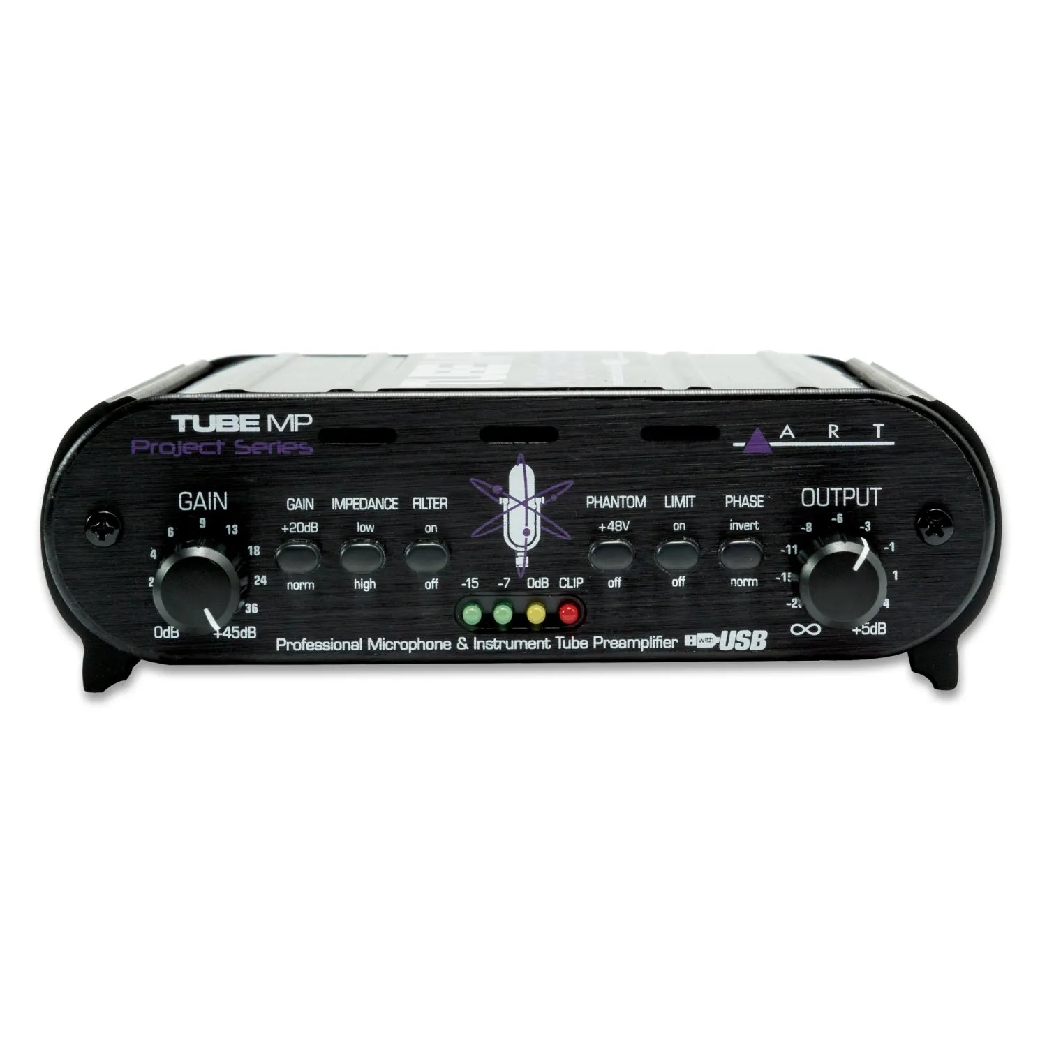 ART TUBEMPUSB Tube MP Project Series USB Microphone Preamp