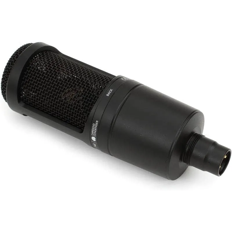 Audio-Technica AT2020 BK Condenser Microphone