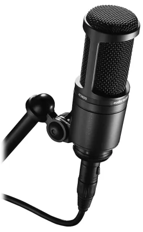 Audio-Technica AT2020 Large Diaphragm Cardioid Condenser Microphone