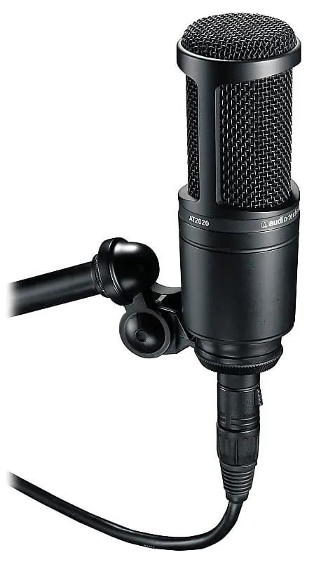 Audio-Technica AT2020 Large Diaphragm Cardioid Condenser Microphone