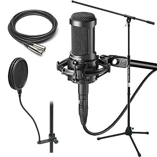 Audio-Technica AT2035 Large Diaphragm Cardioid Condenser Microphone