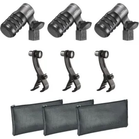 Audio-Technica ATM 230PK Hypercardioid Dynamic Instrument Microphone 3-Pack