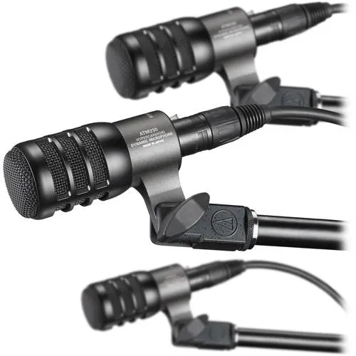 Audio-Technica ATM 230PK Hypercardioid Dynamic Instrument Microphone 3-Pack