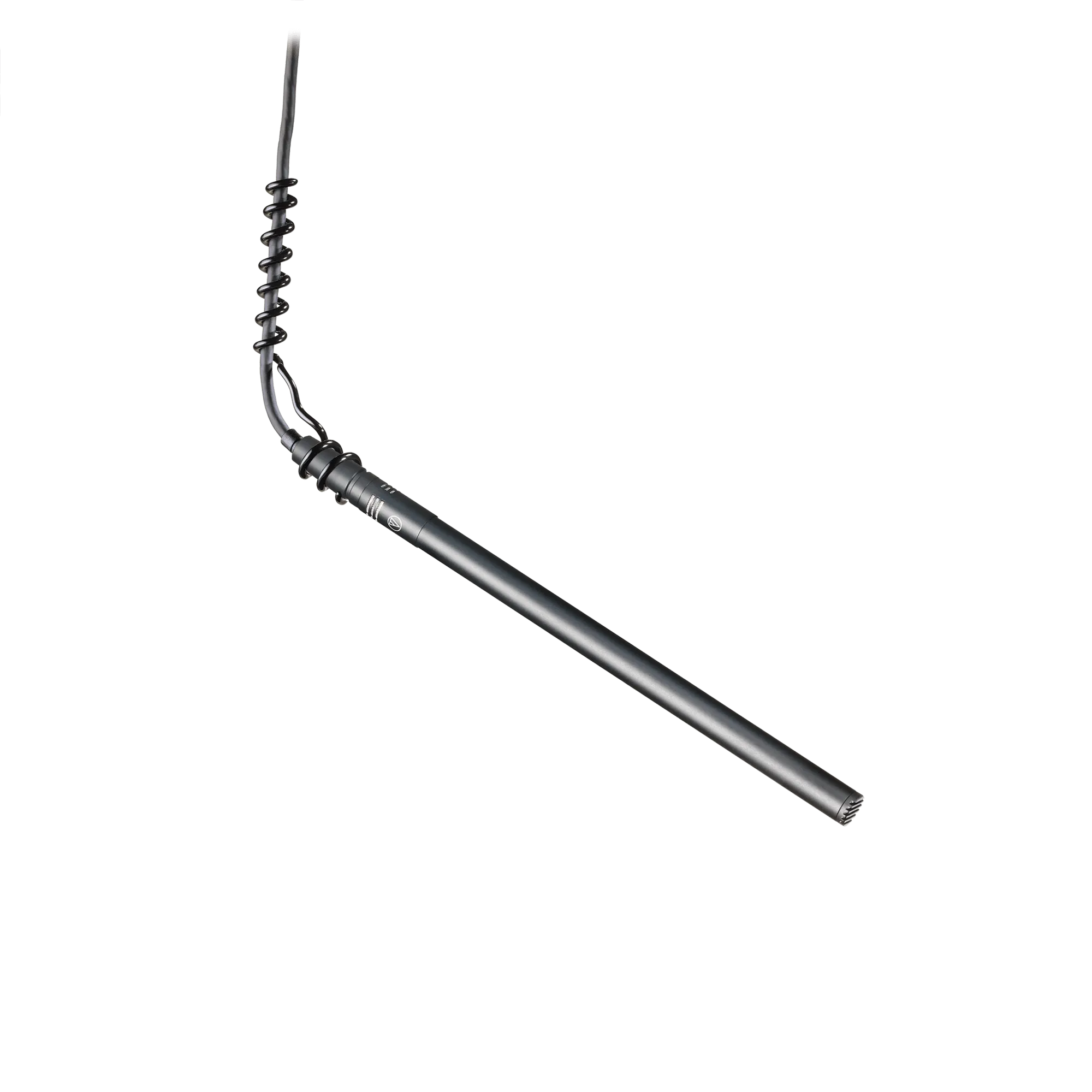 Audio-Technica ATND933AC Cardioid Condenser Hanging Microphone w/ Dante™ Network Output Power Module - Cardioid Polar Pattern, 120°