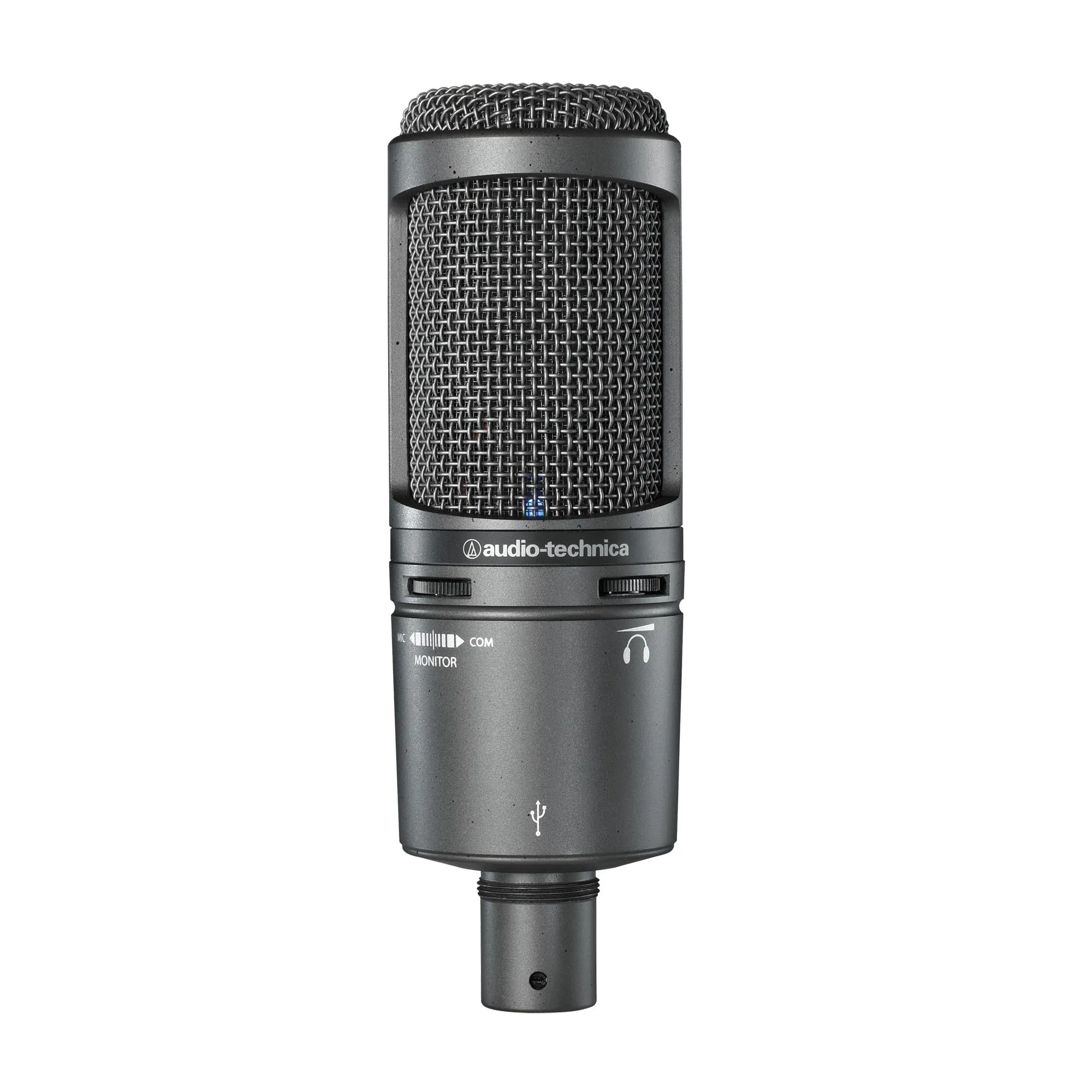 Audio Technica Cardioid Condenser USB Microphone With Built-In Headphone Jack