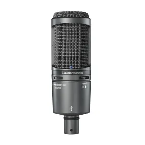Audio Technica Cardioid Condenser USB Microphone With Built-In Headphone Jack