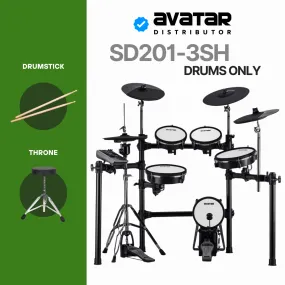 Avatar SD201-3SH Digital Drum Mesh Head