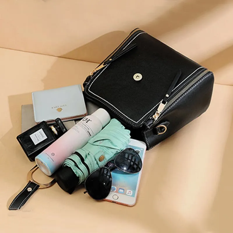 Backpack For Women Large Capacity Retro Vintage Multi-Function Crossbody Bag