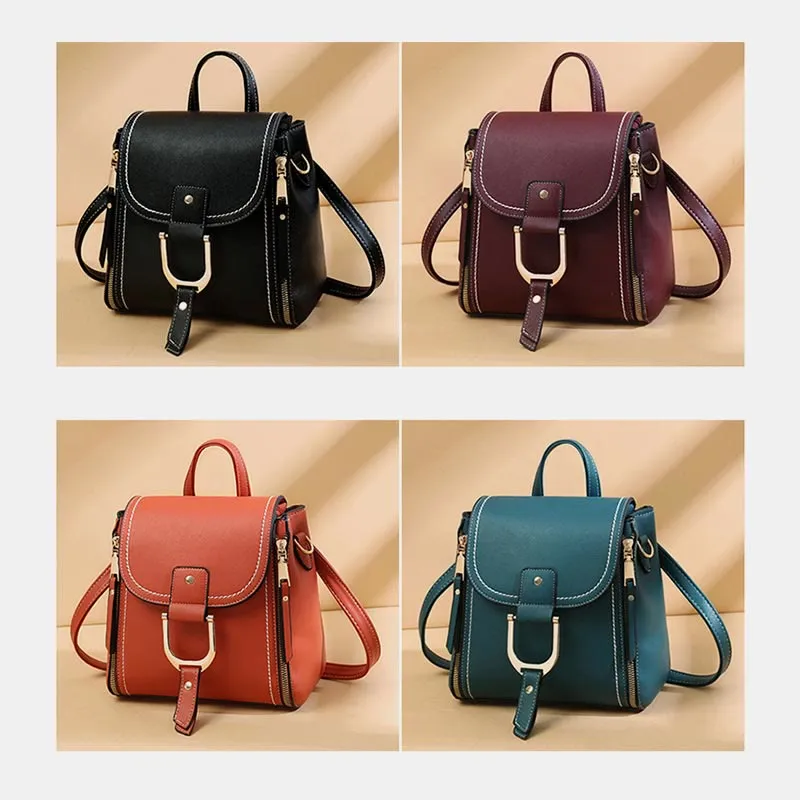 Backpack For Women Large Capacity Retro Vintage Multi-Function Crossbody Bag