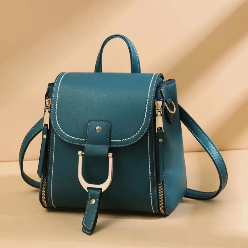 Backpack For Women Large Capacity Retro Vintage Multi-Function Crossbody Bag