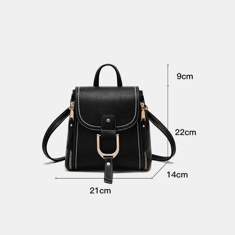 Backpack For Women Large Capacity Retro Vintage Multi-Function Crossbody Bag