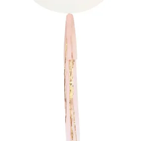 Balloon Tail - White Gold   Pink