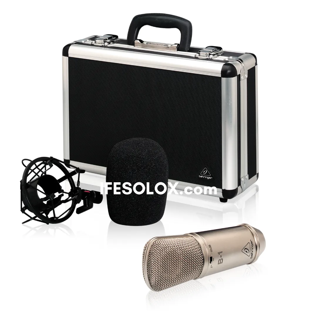 Behringer B-1 Gold-Sputtered Large Single-Diaphragm Studio Condenser Microphone - Brand New