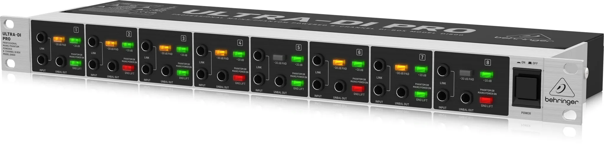 Behringer DI800 V2 Active 8-Channel Di-Box