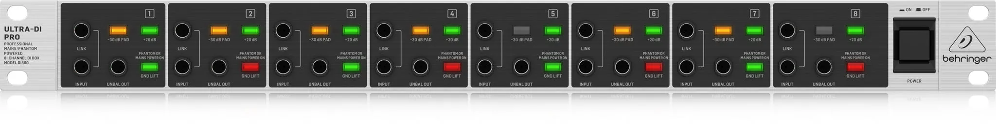 Behringer DI800 V2 Active 8-Channel Di-Box