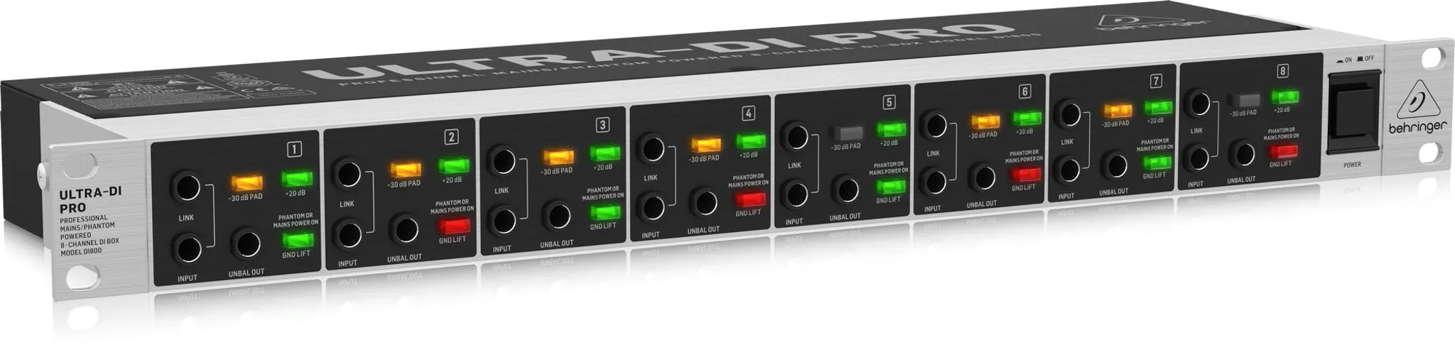 Behringer DI800 V2 Active 8-Channel Di-Box