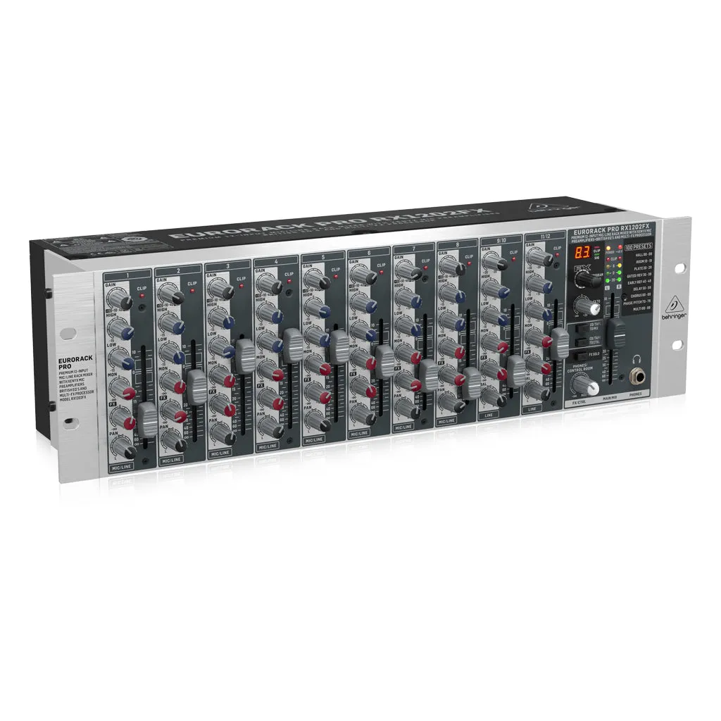 Behringer Eurorack Pro RX1202FX Rack Mixer