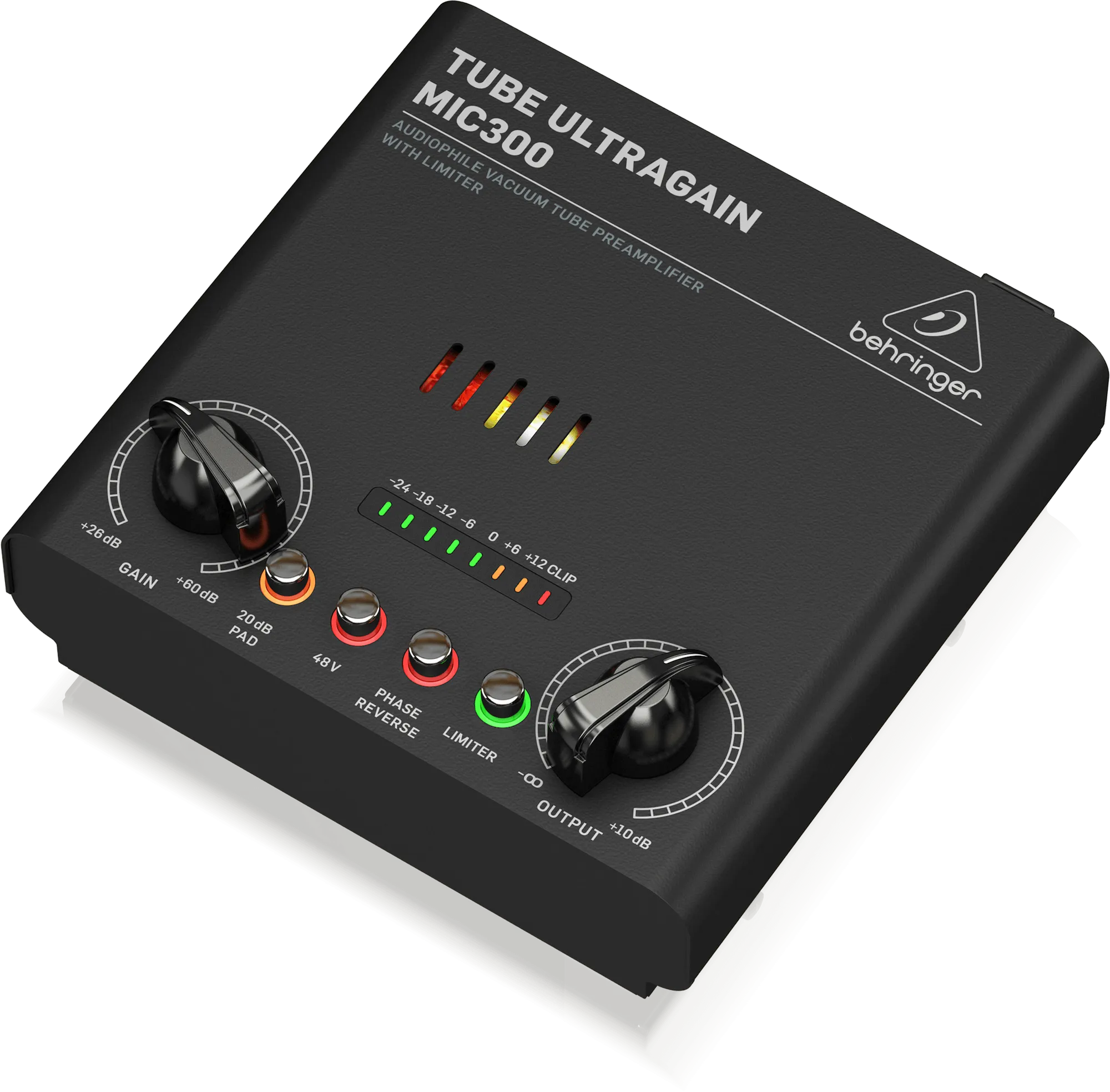 Behringer MIC300  Tube Ultragain Vacuum Tube Preamp with Limiter