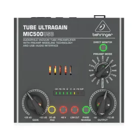 Behringer Tube Ultragain MIC500USB Preamp