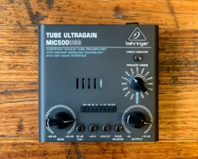 Behringer Tube Ultragain MIC500USB Preamp