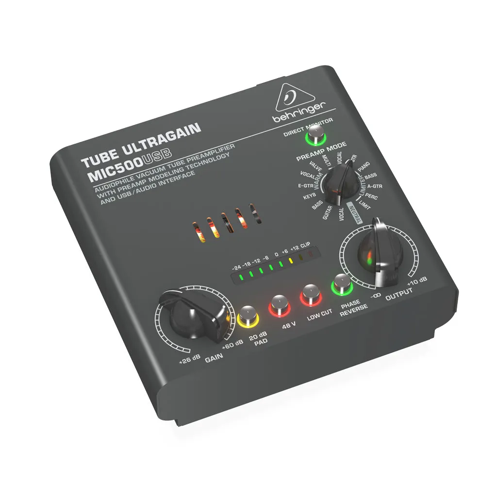 Behringer Tube Ultragain MIC500USB Preamp