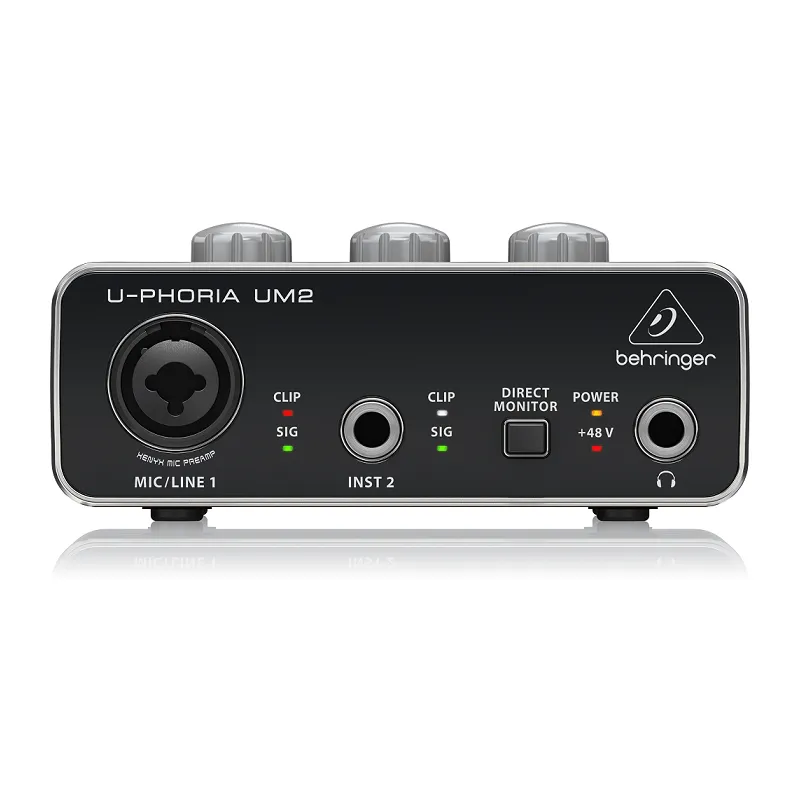Behringer U-PHORIA UM2 2 x 2 Audio interface with USB 2.0