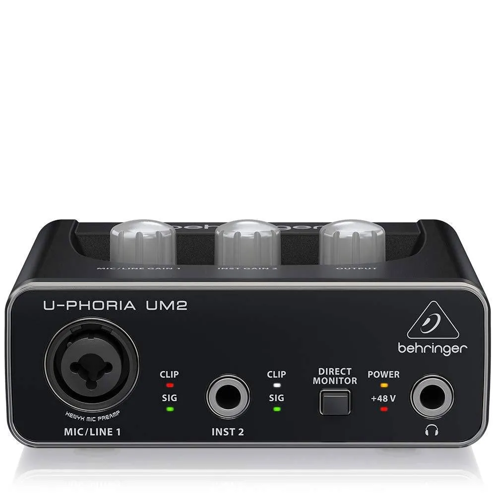 Behringer U-PHORIA UM2 2 x 2 Audio interface with USB 2.0