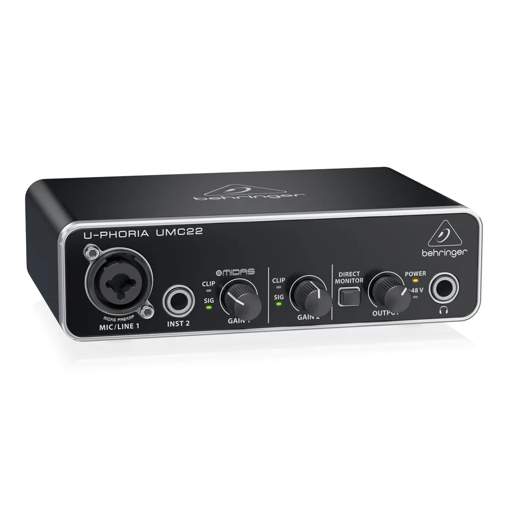 Behringer U-Phoria UMC22 Interface