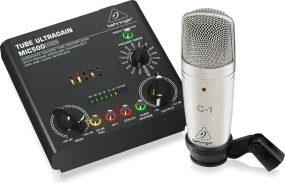 Behringer VOICE STUDIO Recording Package (USB Preamp   Mic)