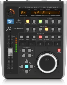 Behringer X-Touch One Universal Control Surface with Touch-Sensitive Motor Fader and LCD Scribble Strip