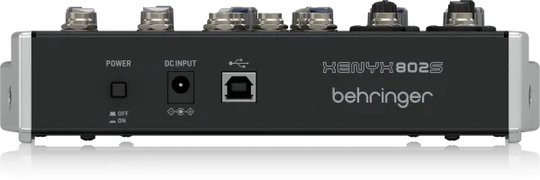 Behringer XENYX 802S Premium Analog 8-Input Mixer with USB Streaming Interface - Each