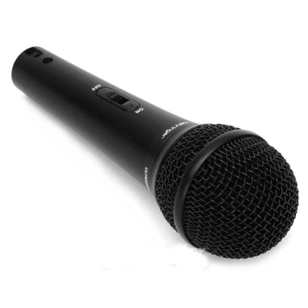 Behringer XM1800S Dynamic Vocal & Instrument Mic  (3-pack)   3x 8mm XLR Microphone 20ft Cable