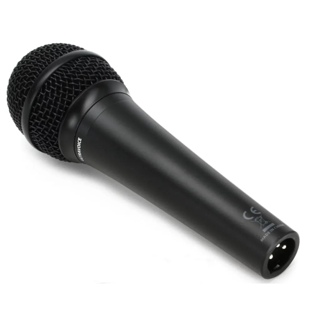 Behringer XM1800S Dynamic Vocal & Instrument Mic  (3-pack)   3x 8mm XLR Microphone 20ft Cable