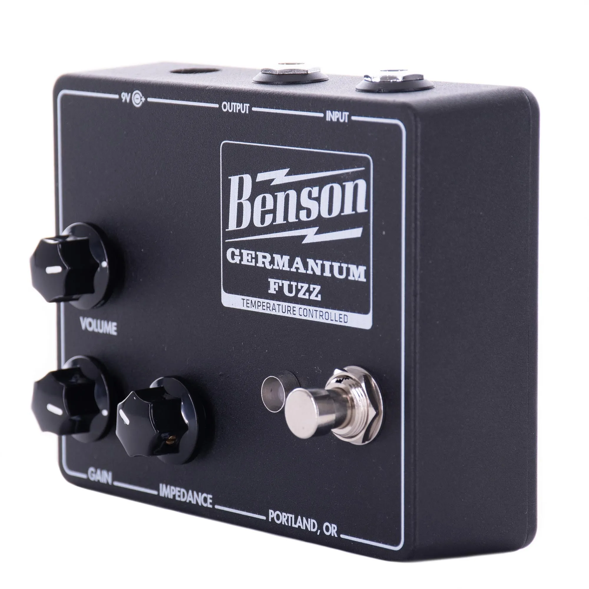 Benson Germanium Fuzz Effect Pedal, Studio Black