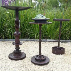 Birdbaths and Plant stands