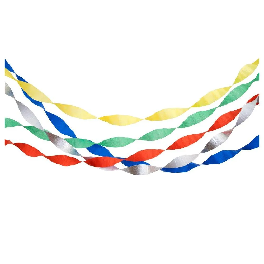 BIRTHDAY CREPE STREAMERS