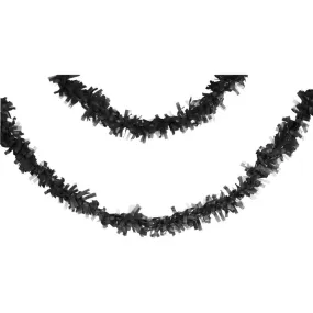 Black Velvet Tissue Garland 25ft