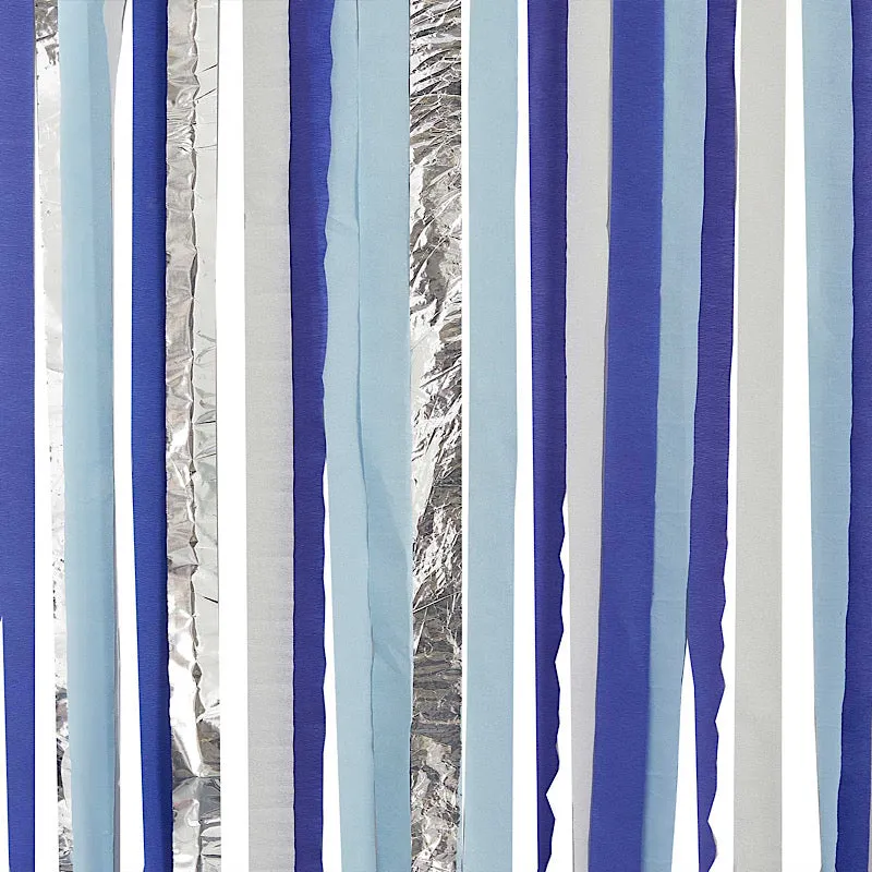 Blue - Mix It Up Streamer Backdrop Blue