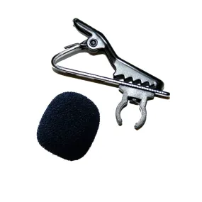 Boya Lavalier Microphone Tie Clip & Foam Windsock - Bundle
