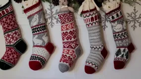 Cabin Christmas Stocking Kits