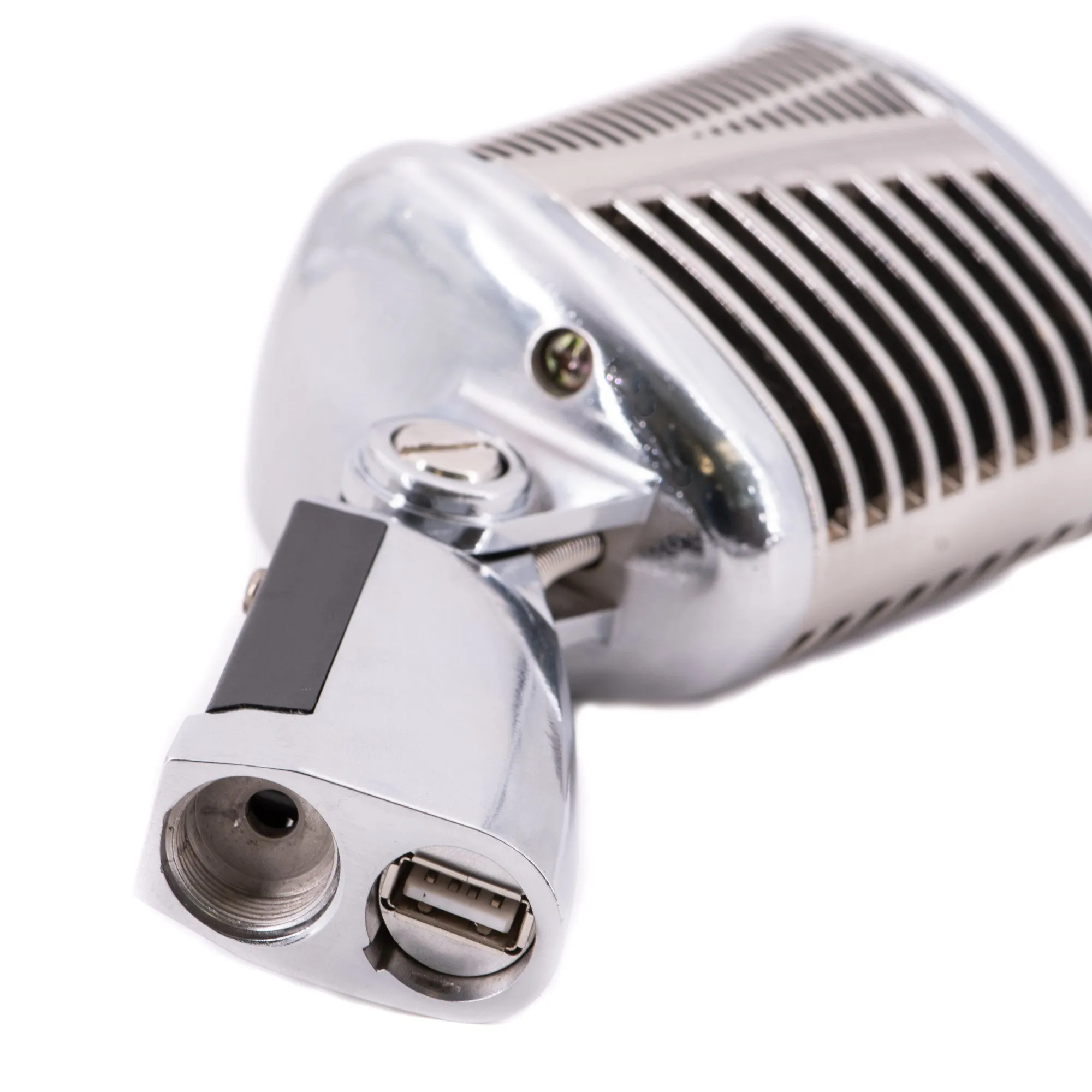 CAD Audio A77USB Large Diaphragm SuperCardioid Dynamic Side Address Vintage Microphone with USB Connection
