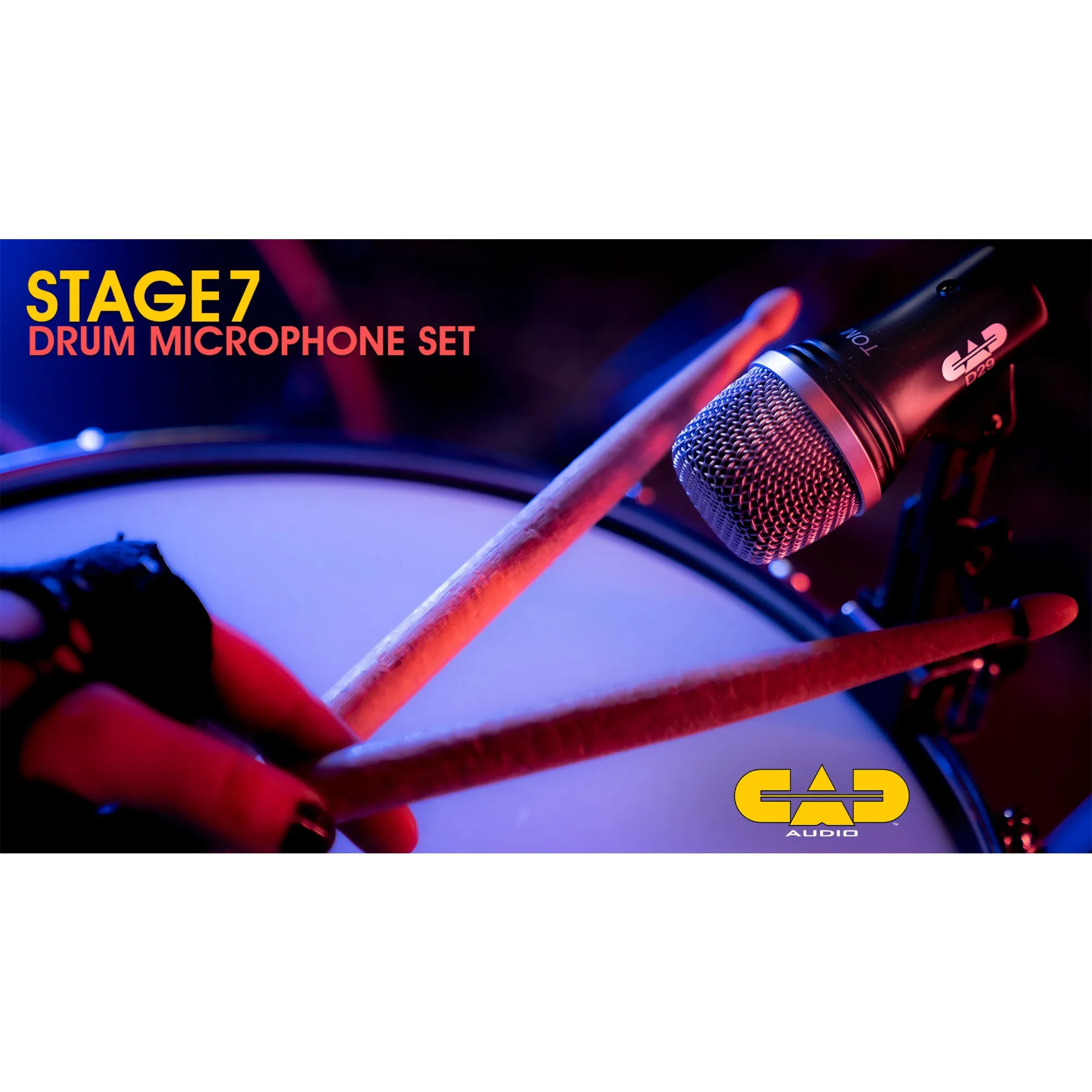 CAD Audio STAGE7 7-piece Drum Microphone Pack