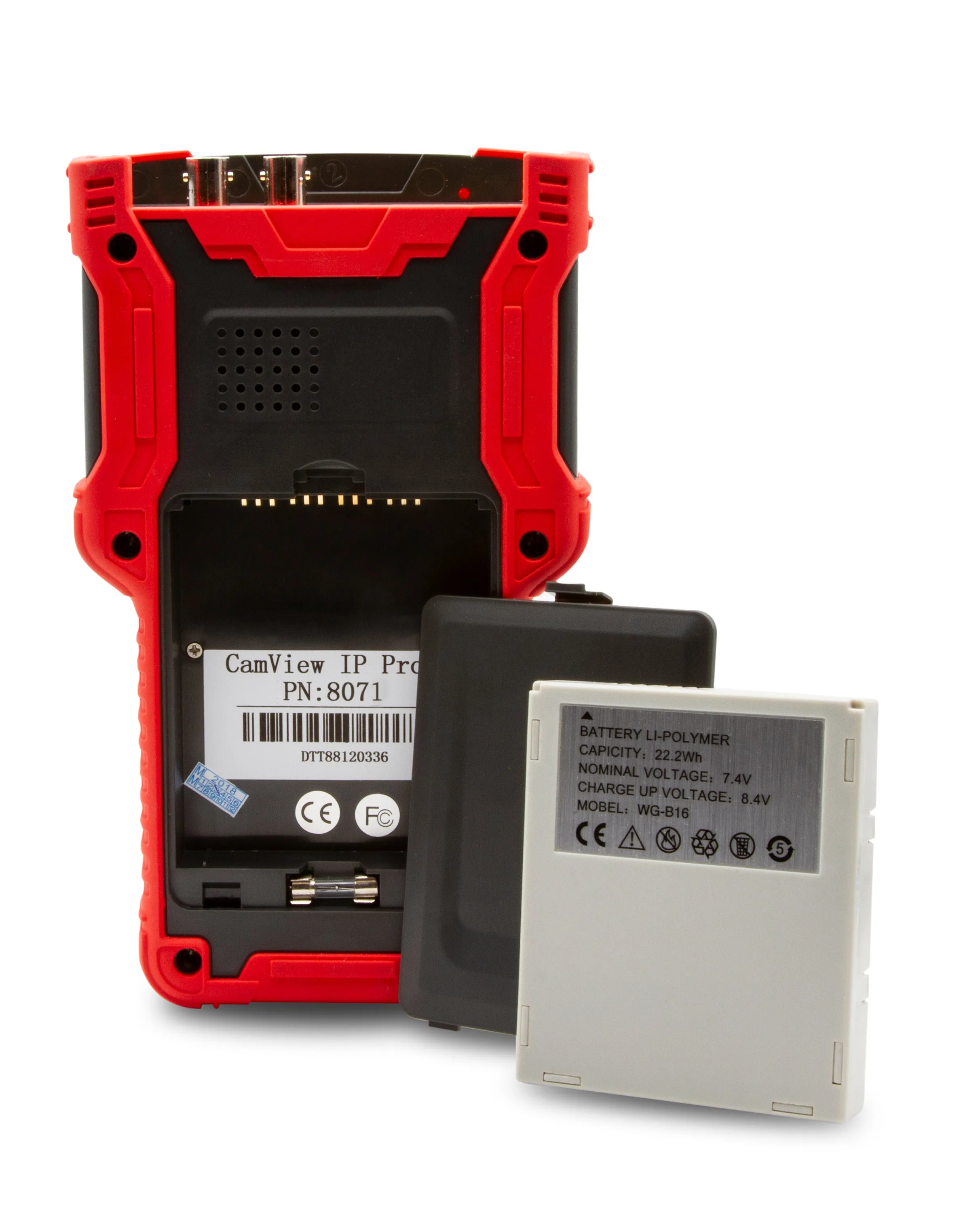 CamView IP Pro ™ IP and Analog Security Camera Tester: H.265, AHD 2.0, HD-TVI 3.0, HD-CVI 3.0, and NTSC/PAL  - (8071)